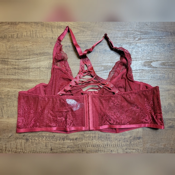 Torrid lace up longline underwire bralette - Picture 8 of 10